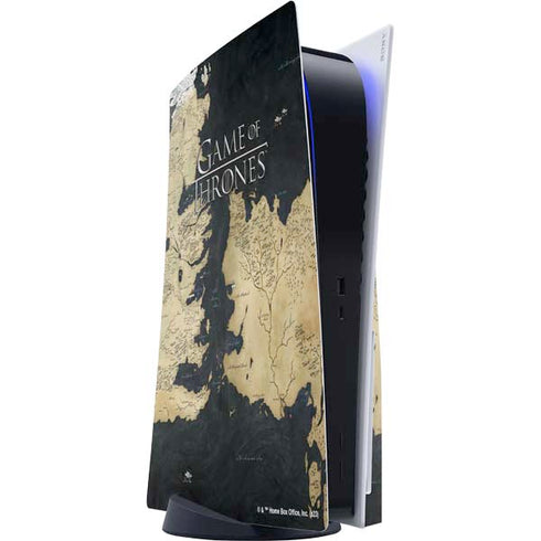 Game of Thrones: Westeros Map PS5 Console Skin